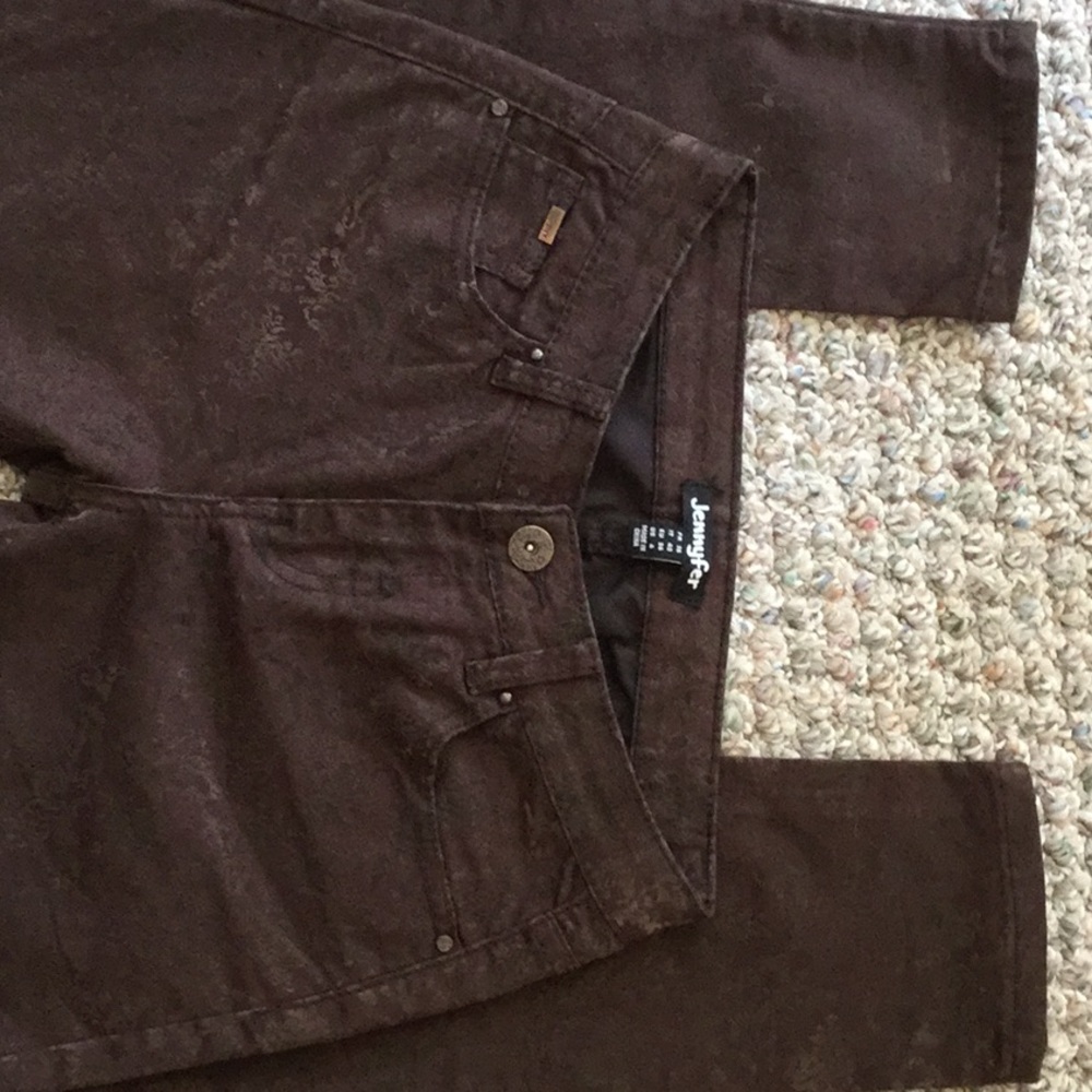 Jennifer brown textured jeans sz 4